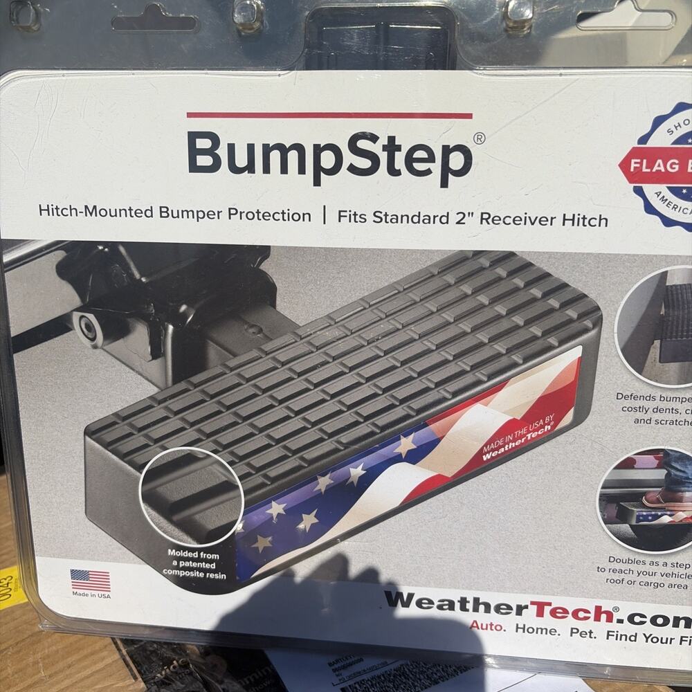 WeatherTech BumpStep 81BS2-USF Hitch Mounted Step & Bumper Protection, Hitch Pin - Picture 2 of 7